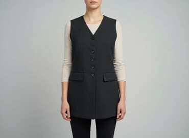 c a kamizelka damska garniturowa: Kamizelka damska, rozmiar S — 1