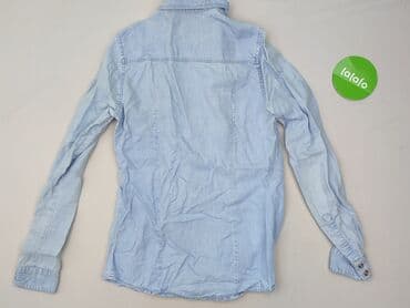 niebieska bluzki koszulowe: Сорочка жіноча, розмір S — 4
