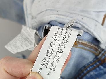 jeans mom fit pull and bear: Zara, Kurtka jeansowa damska, rozmiar S — 4