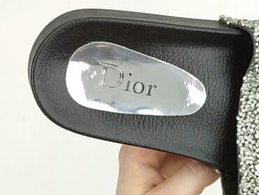 klapki z wlasnym napisem: Dior, Klapki damskie, rozmiar 37 — 4