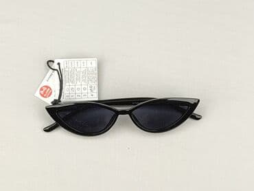 paski do sukienki srebrne: Glasses, Sunglasses, Cat eyes design, condition - Perfect — 1