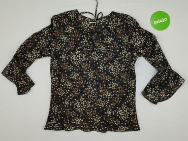 top z piórami czarny: Bluzka damska, S — 2