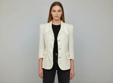 ubrania w stylu retro: Marynarka damska, rozmiar S — 5