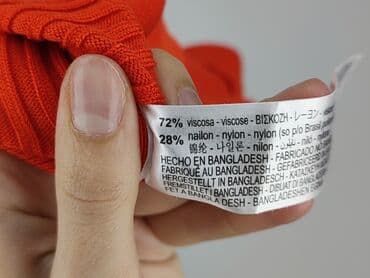 zara koszulka z prązkowanej dzianiny: Zara, Golf damski, S — 8