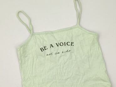 czarne bluzki basic: Sinsay, Top damski, rozmiar XS — 1