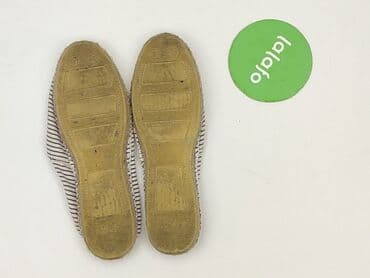 biale klapki a'la hermes: Flat shoes for women, size 39 — 4