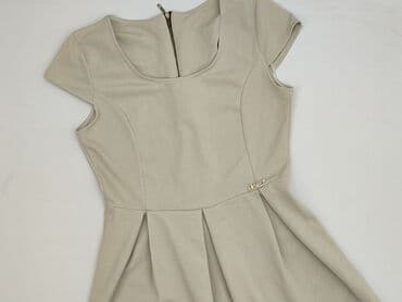 beżowy żakiet do sukienki: Sukienka damska, rozmiar S — 2