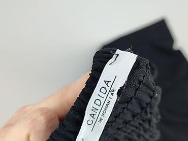 Жінкам: Czarne, damskie spodnie CANDIDA – model z szeroką nogawką - Fason — 4