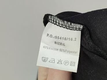 czarne bluzki w biale grochy: Bluzka damska, L — 6