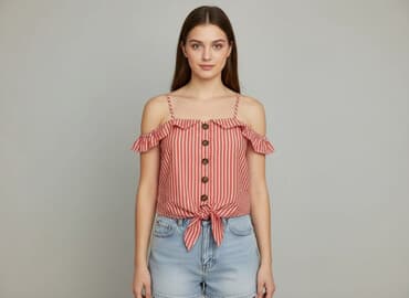 koszulka piłkarska stradivarius: Primark, Top damski, rozmiar M — 7