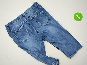 dżinsy straight regular: Spodnie 3/4 damskie, rozmiar 3XL — 3