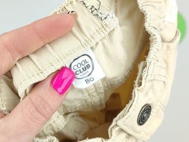 krótkie spodenki niemowlęce 74: Denim pants, Cool Club, 9-12 months, condition - Good — 4