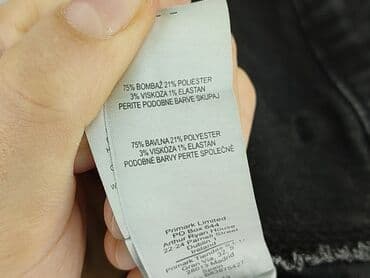 spódniczka dżinsowe z wysokim stanem: Denim Co, Spódnica damska, rozmiar M — 5