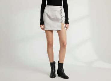 spódnice midi z rozcięciem bershka: Spódnica damska, rozmiar XS — 1