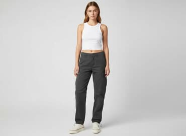 cropp spodnie cargo damskie: H&M, Spodnie materiałowe damskie, rozmiar M — 8