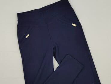 legginsy granatowe damskie: Legginsy Eleganckie damskie, rozmiar S — 1