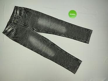 pink jeans: Spodnie jeansowe, Y.F.K., 13 lat, 158, stan - Idealny — 2