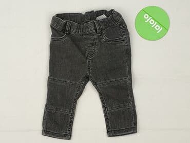 kombinezon zimowy imax: Spodnie jeansowe, H&M, 6-9 miesięcy, stan - Idealny — 2