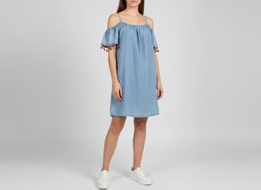 smyk białe sukienki: Sukienka damska, rozmiar S — 5