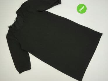 czarna sukienka dzianinowa z golfem: Sukienka damska, rozmiar M — 2