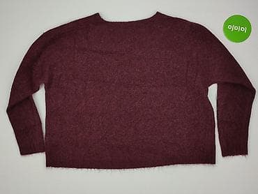 bordowy sweter: Sweter damski, rozmiar 5XL — 3