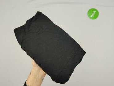 czarna sukienka ze srebrnymi wstawkami: Tessentials, Sukienka damska, S — 5