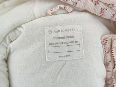 czerwona bluza pull: Kombinezon, Primark, 12-18 miesięcy, stan - Bardzo dobry — 4
