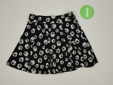 czarne rozkloszowane spódnice mini: H&M, Spódnica damska, rozmiar S — 2