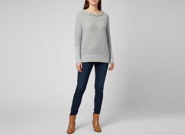 sukienki z kaszmiru: Sweter damski, rozmiar L — 7