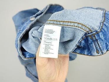bluza basic hm: H&M L.O.G.G., Kurtka jeansowa damska, rozmiar M — 4