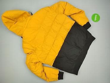 version jeans: Męska kurtka puchowa JINGPAI 2XL - Kolor: żółty z czarnymi wstawkami — 3