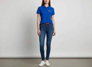 t shirt koci domek gabi: Damska koszulka polo, rozmiar S — 6