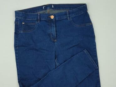 jeansy plus size wysoki stan: Jeansy damskie, rozmiar L — 1