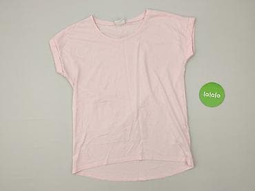 bluzki oversize: Vila, T-shirt damski, rozmiar M — 2