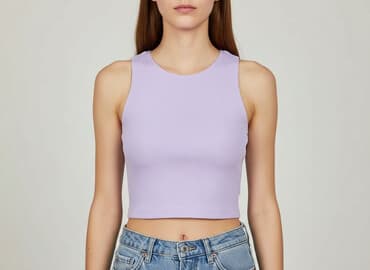 bluzki prazkowane: Top damski, rozmiar S — 5