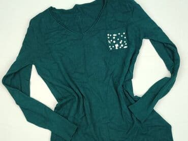 szmaragdowy sweter: Sweter damski, rozmiar M — 2