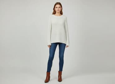 bialy sweter new yorker: Up FASHION, Sweter damski, rozmiar S — 6