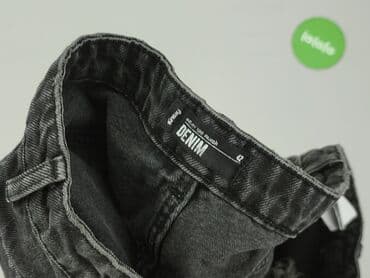 spodenki czarne krótkie: Denim, Szorty damskie, rozmiar M — 4