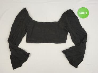 bluzka z bufiastymi rekawami: Top damski, rozmiar S — 3