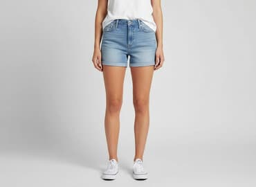 spodenki jeansowe damskie pepco: Szorty damskie, rozmiar M — 7