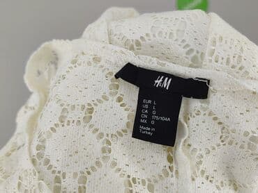 biala sukienka h: H&M, Sukienka damska, rozmiar L — 4