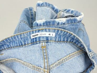 cropped blue jeans: Cropp, Szorty damskie, rozmiar L — 4