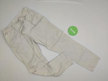 hm cargo: Material trousers for women, size L — 2
