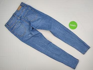 czarne cargo pull and bear: Bershka, Jeans for women, size S — 3