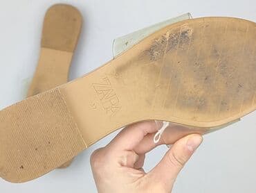 klapki zara z futerkiem: Zara, Klapki damskie, 37 — 4