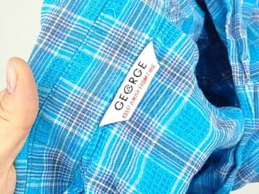 kurtki zimowe guess: Shirt 1.5-2 years, condition - Very good, pattern - Cell, color - Blue — 6