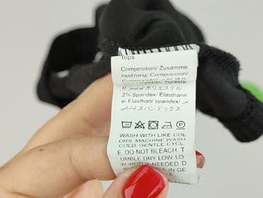 shein czarne bluzki: Shein, Top damski, rozmiar L — 5