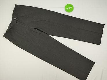 pull and bear biale spodnie: Spodnie materiałowe damskie, rozmiar 3XL — 2