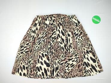 spódnice srebrne plisowane: Women`s skirt, size 4XL (EU 48) — 2