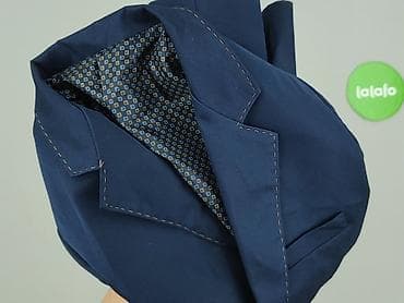 Marynarka męska Semina Poland, granatowa - Krój: jednorzędowa — 7